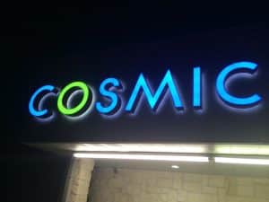 LED Signs illuminated channel letters backlit building outdoor 300x225